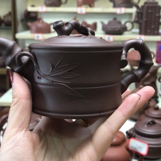 紫砂茶壶一品竹段壶