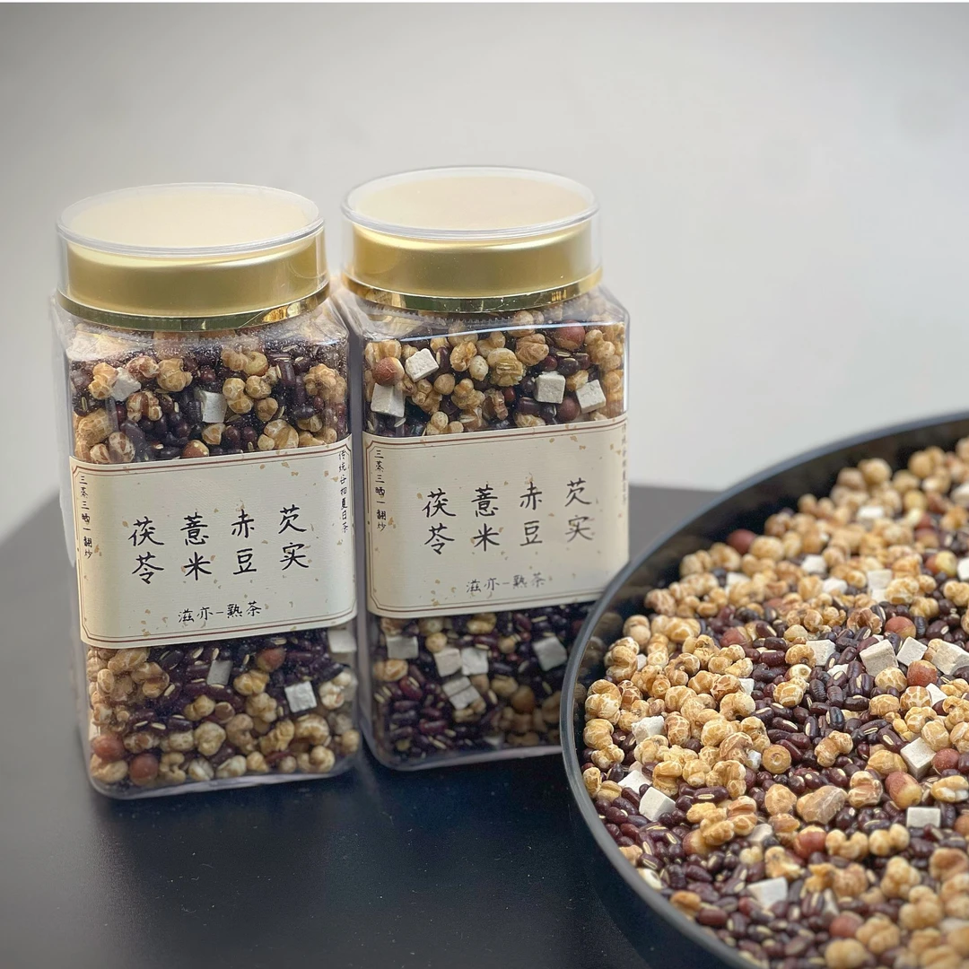 茯苓芡实赤豆薏米熟茶 三蒸三晒 味舒茶 代饮茶