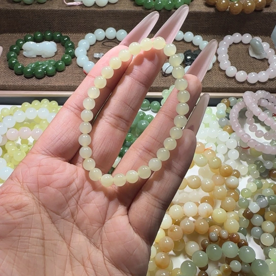 和田玉未镶嵌手链