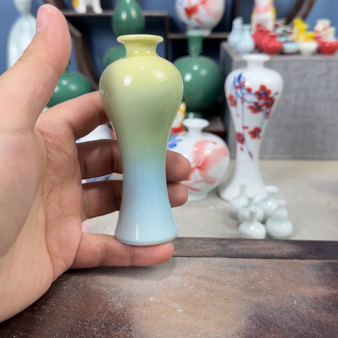 陶瓷手工小花器摆件