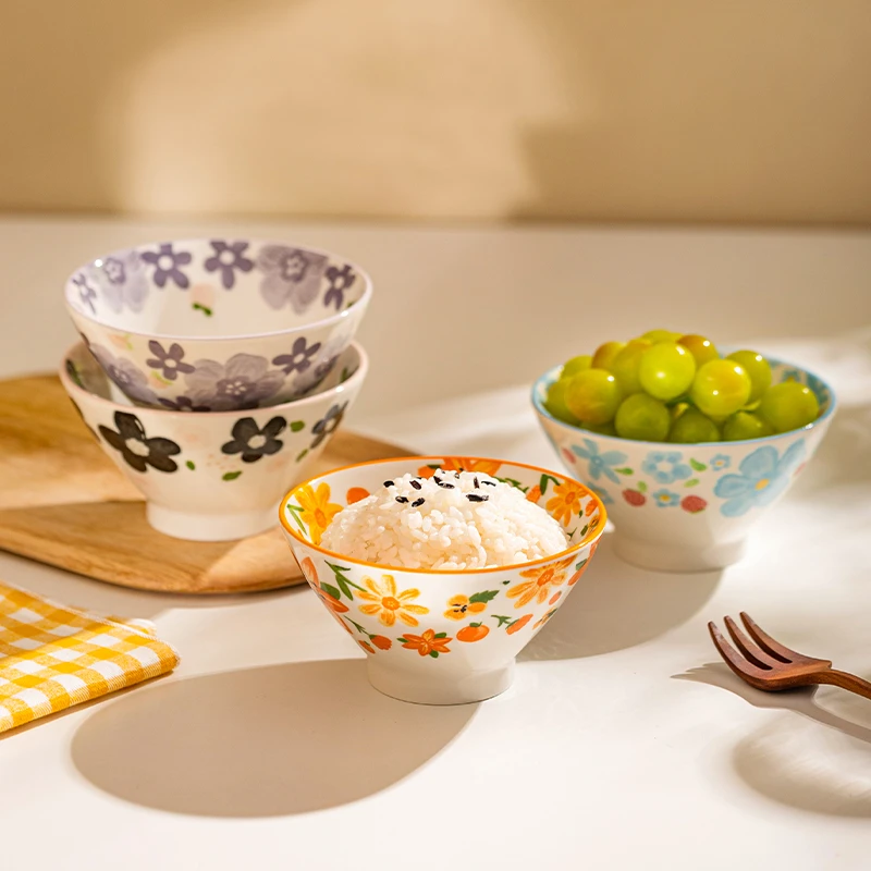 【特价产品】斗笠碗家用2025新款高颜值餐具陶瓷小碗个人专用米饭碗