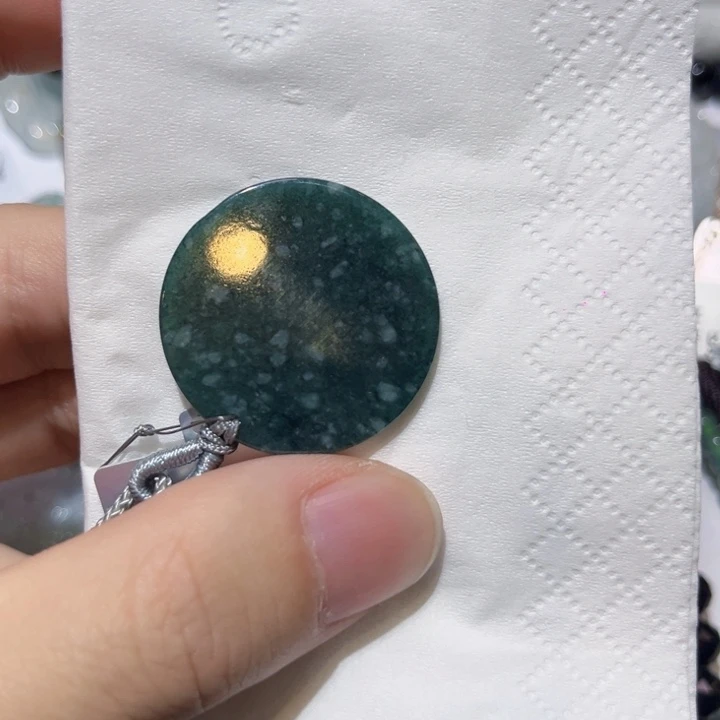 翡翠颈饰未镶嵌天然翡翠A货