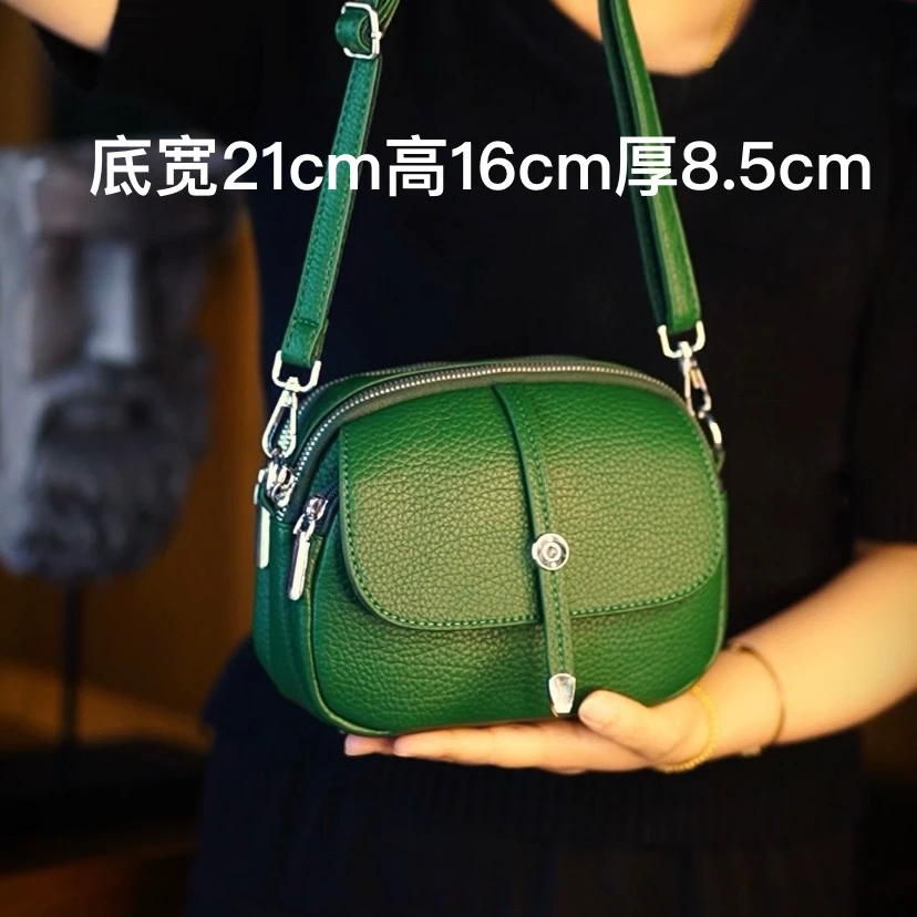 单肩款通勤风车缝线斜挎包轻奢国风多层实用型女包斜挎小包百搭包