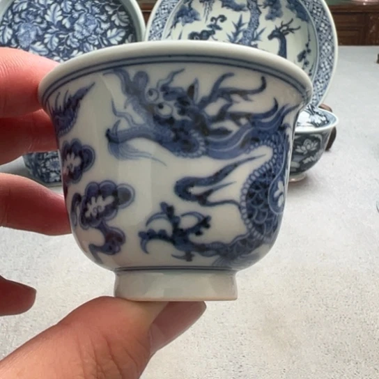 明续幽蓝龙纹铃铛