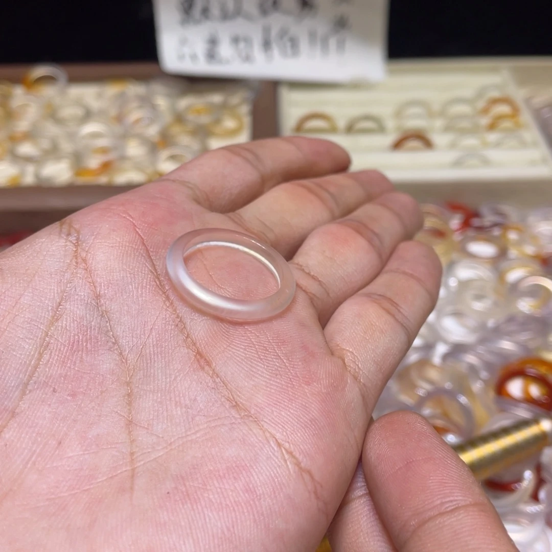 玛瑙/玉髓未镶嵌戒指419号港21