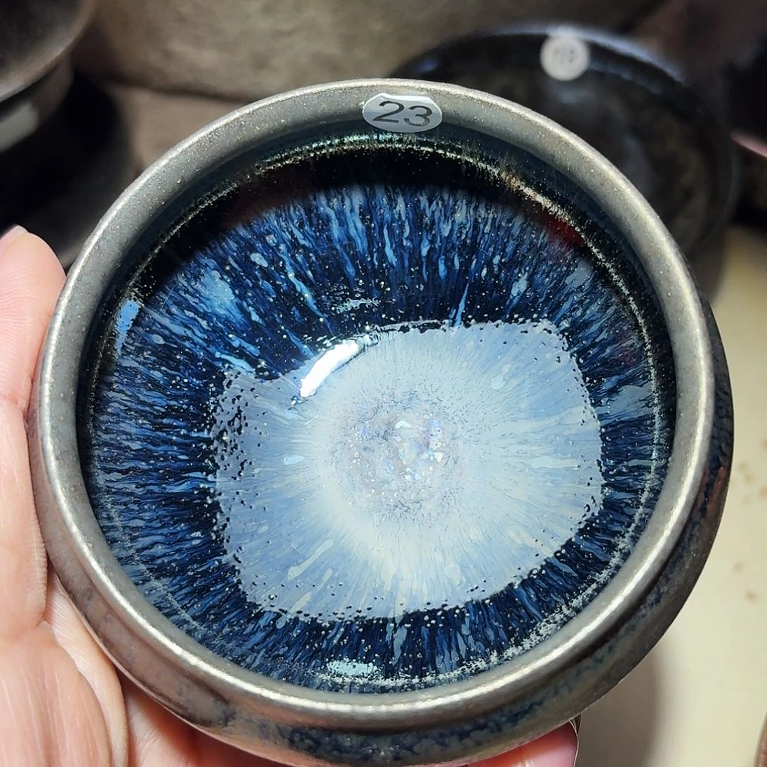 茶盏义兴龙窑建盏23微瑕