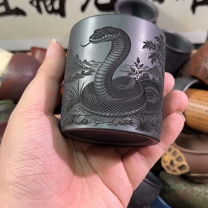 茶杯紫砂全手工紫砂主人杯