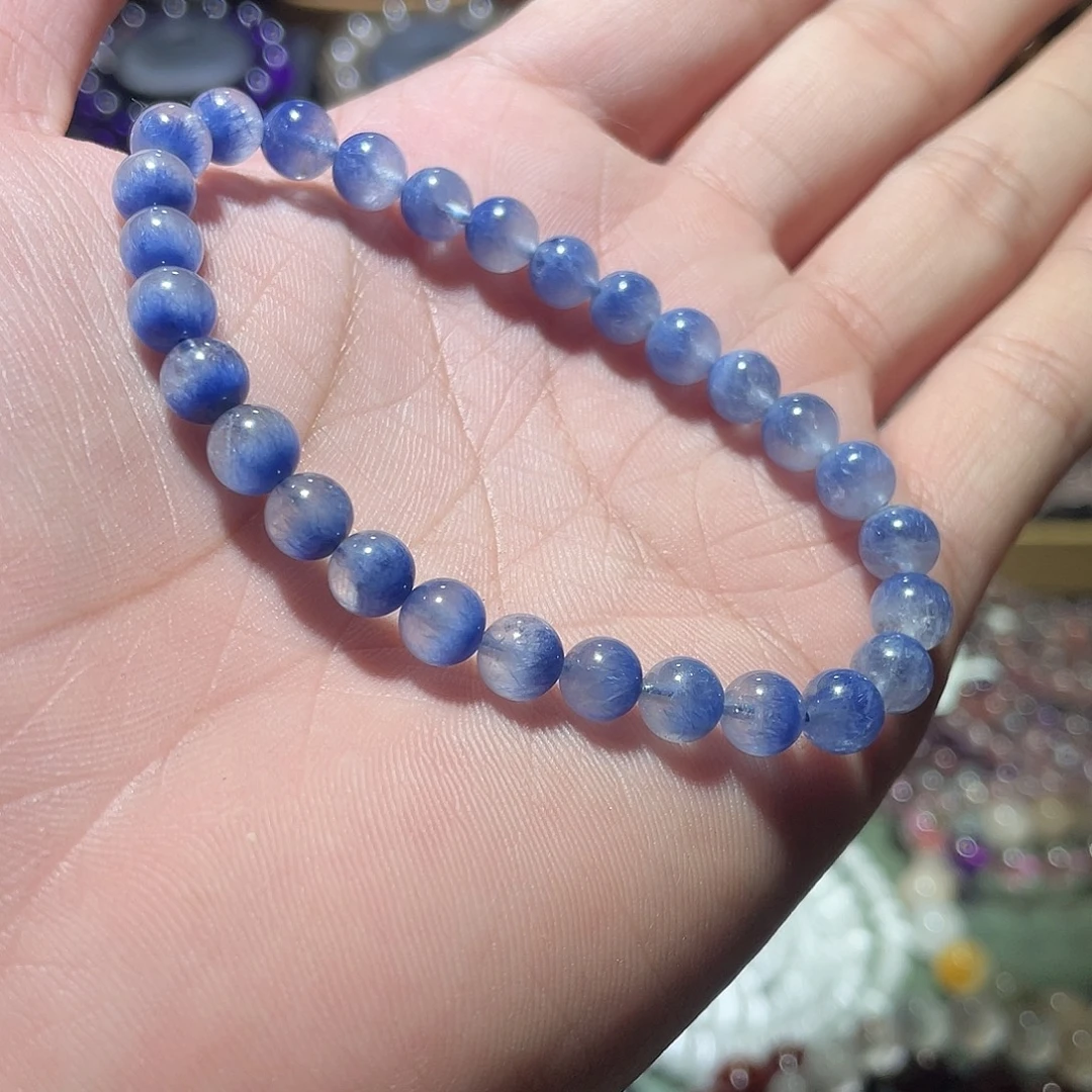 手链水晶未镶嵌蓝发晶