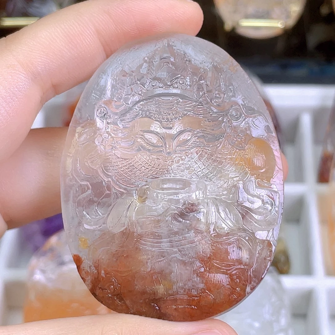 未镶嵌颈饰水晶粉红白幽灵