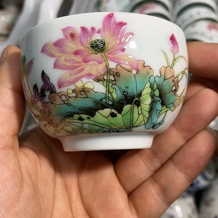 陶摆件景德镇陶瓷主人杯22333