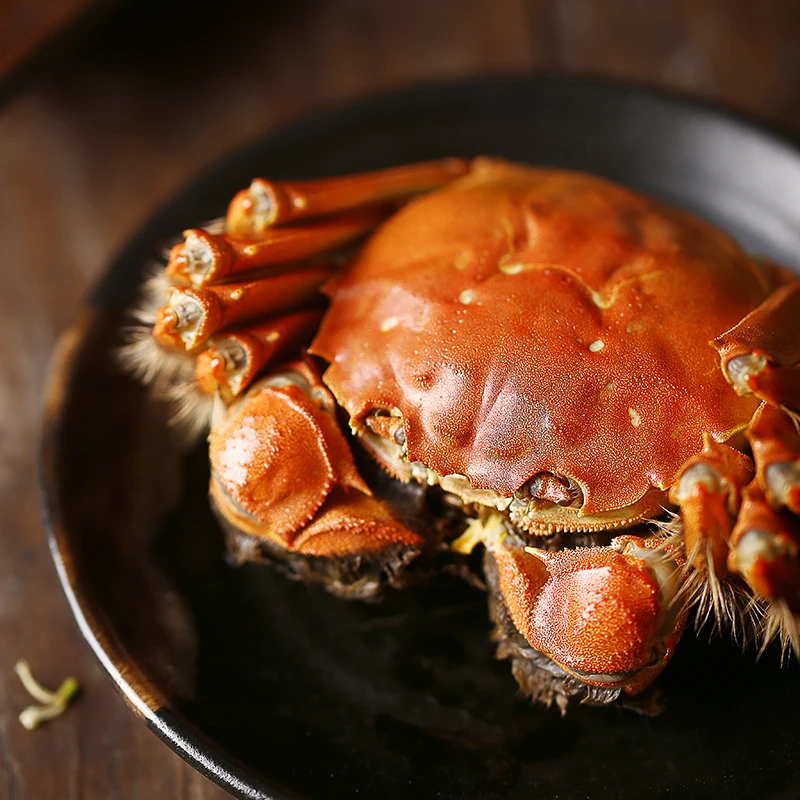 【活蟹】精挑大闸蟹公5.0-4.7两母4.0-3.7两共10只装鲜活冷链包邮WF