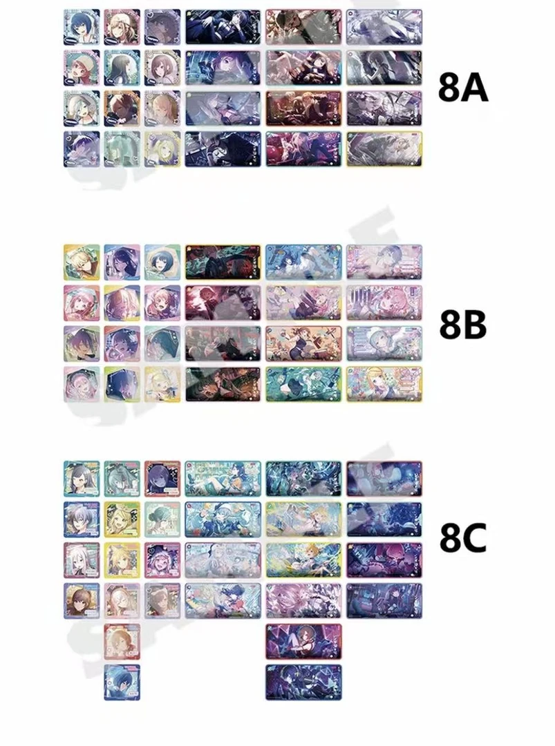 世界计划回忆贴纸8弹ABC随机签直播代拆