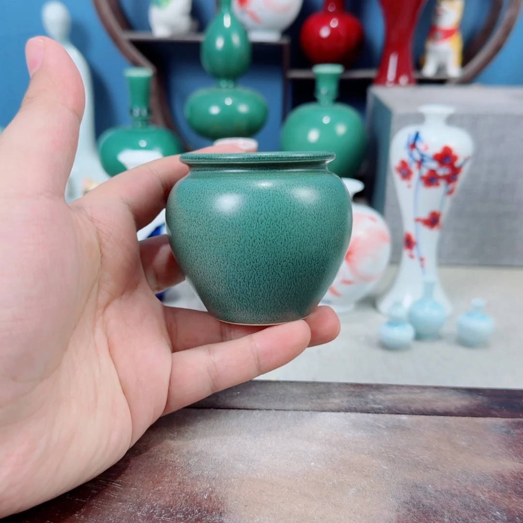 陶瓷手工小花器摆件