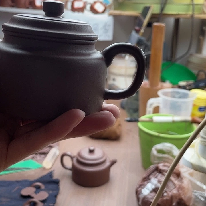 茶壶紫砂全手工底槽清的中150cc