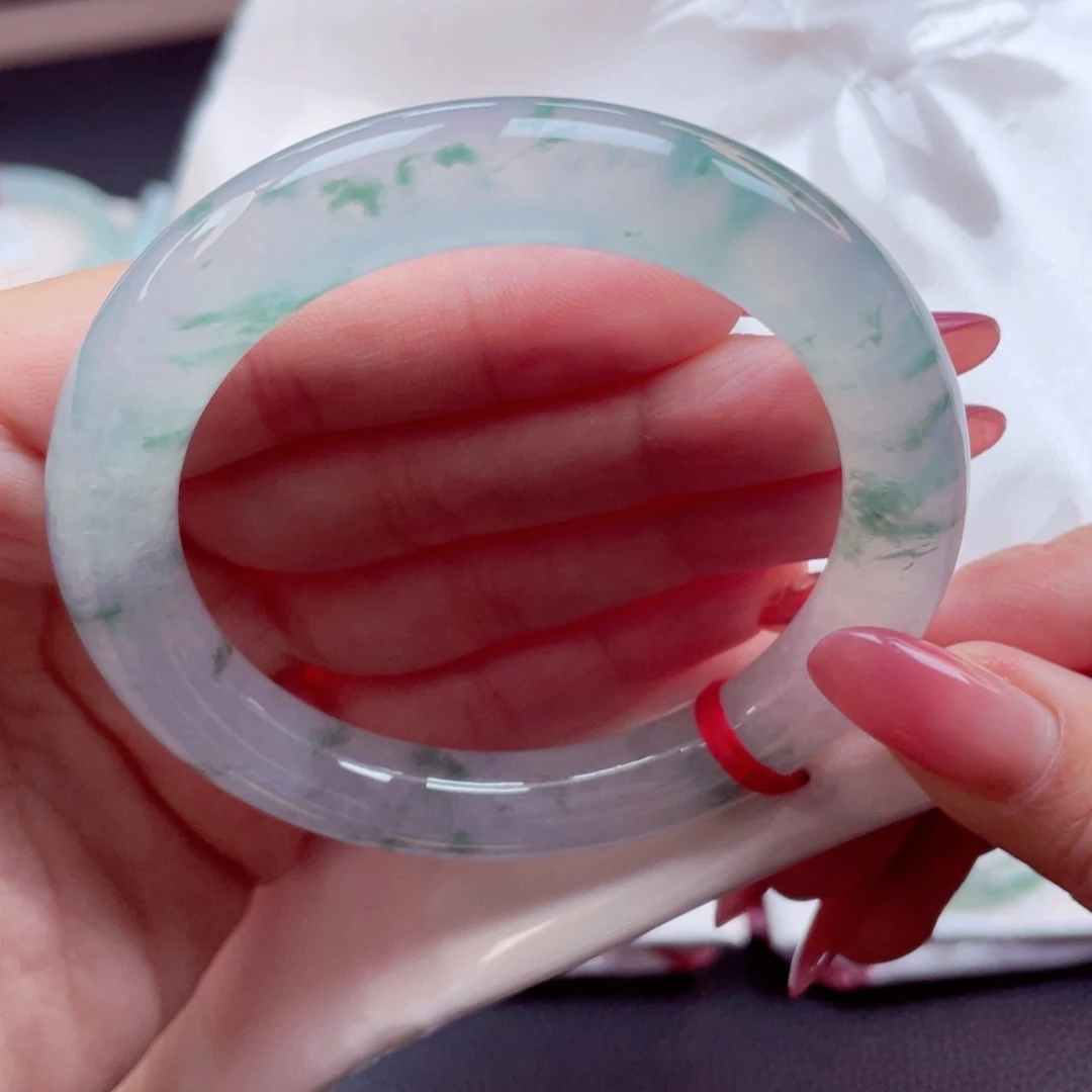 翡翠手镯未镶嵌5354圈9901