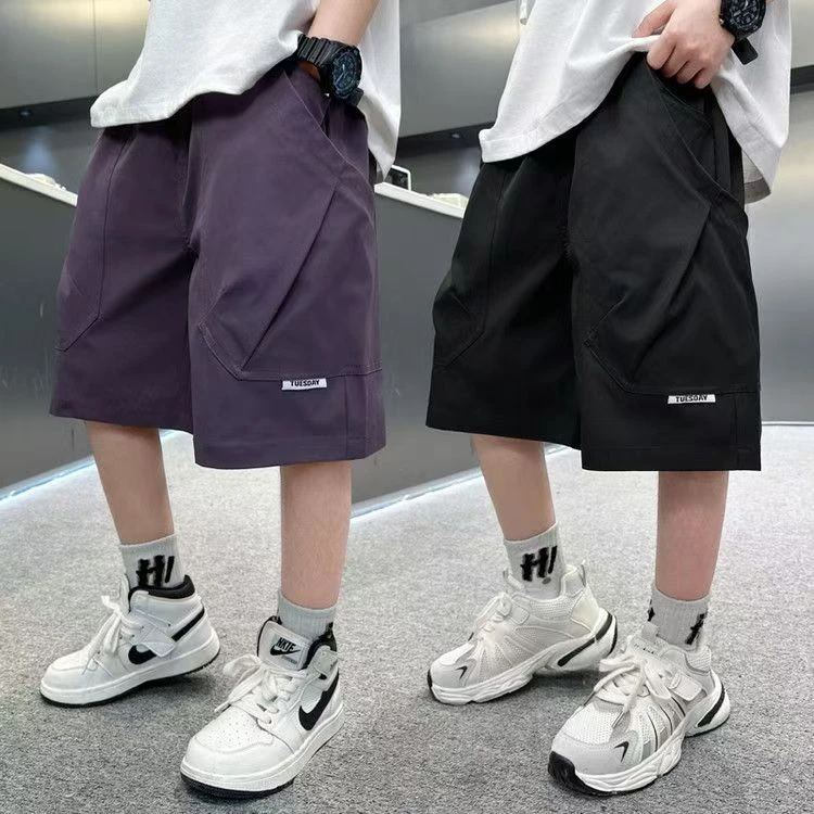 【男童纯棉】休闲儿童夏季休闲裤五分裤男童薄款宽松