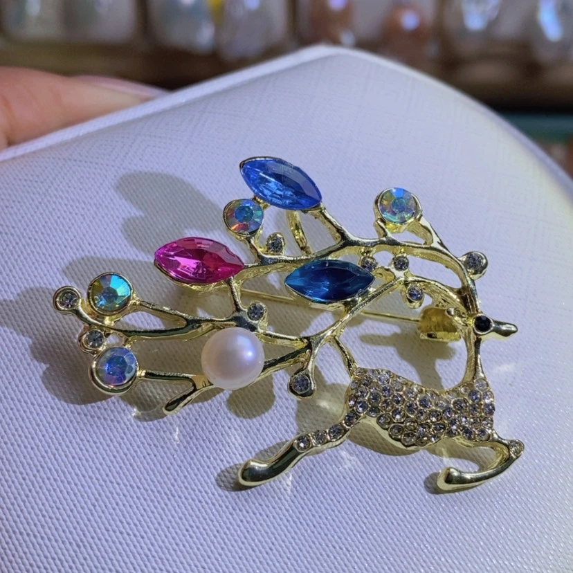 【闪购商品】淡水珍珠天然珍珠（微瑕）合金