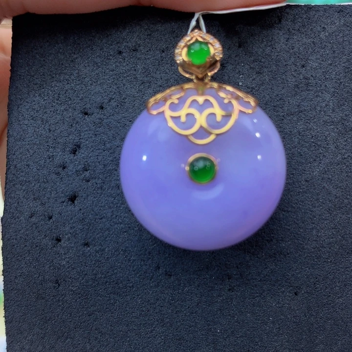 18K金镶嵌手串翡翠翡翠