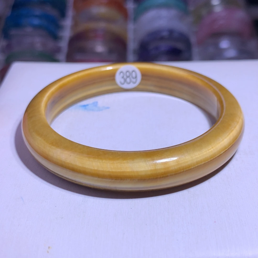 手镯银S925镶嵌水晶虎眼57.7圈389