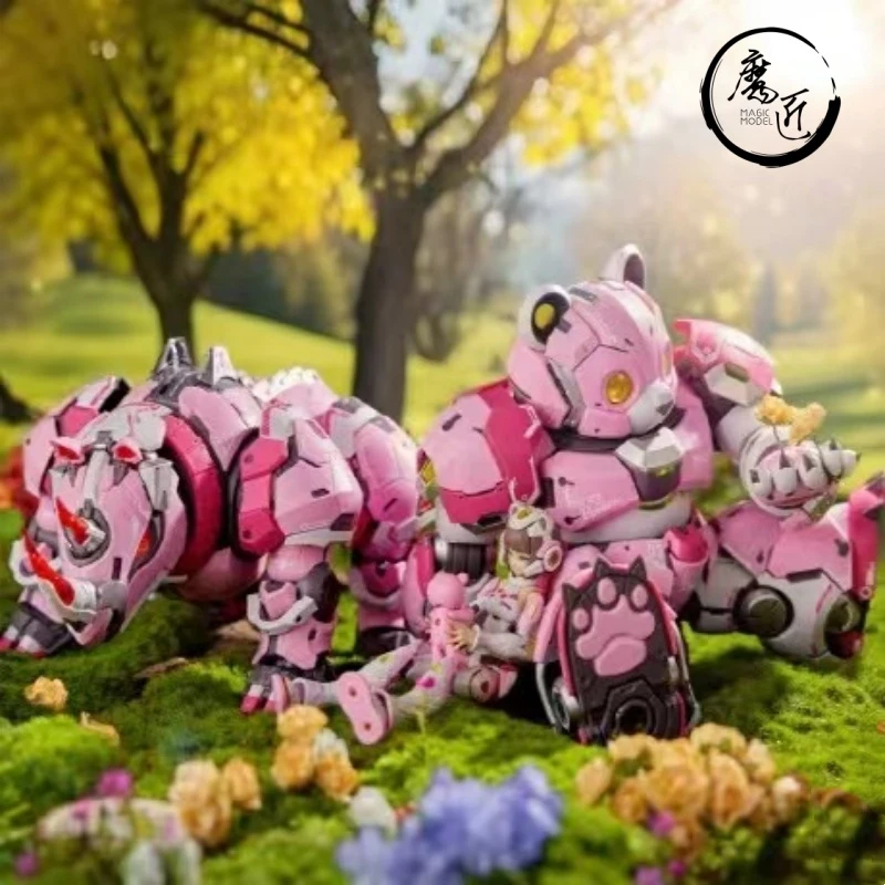 将魂姬 七大罪系列 懒惰 人偶+犀牛+熊猫 1:10 机娘手办 魔匠模型