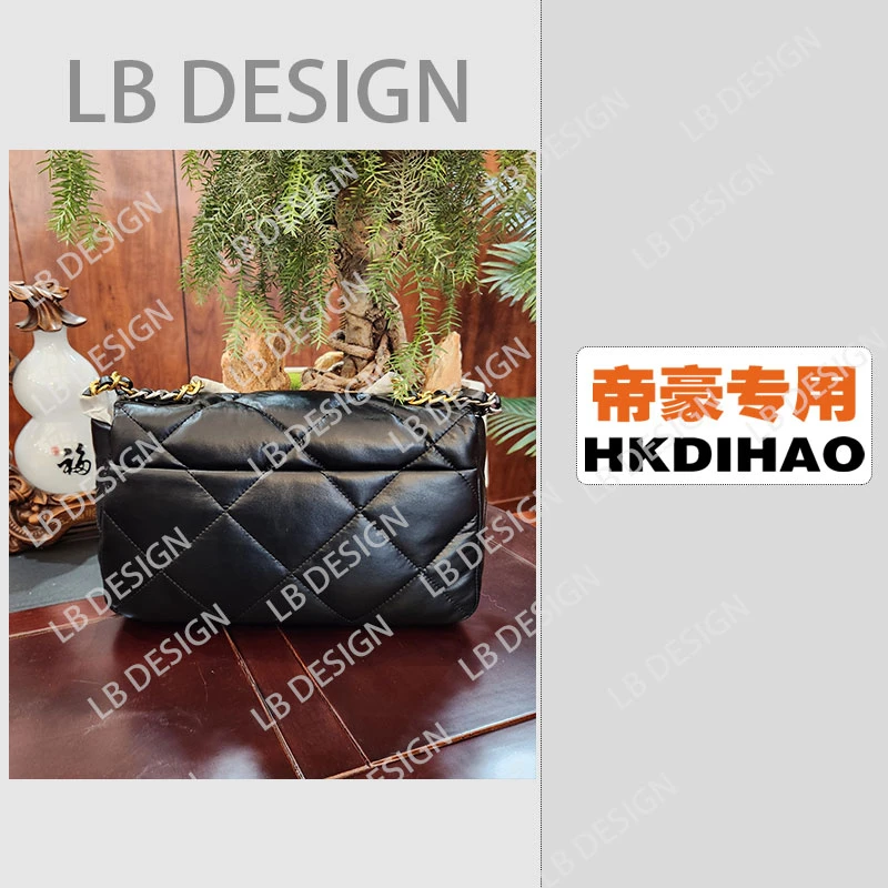 LBDESIGN手工打造真皮高端定制女士包【  33827黑】