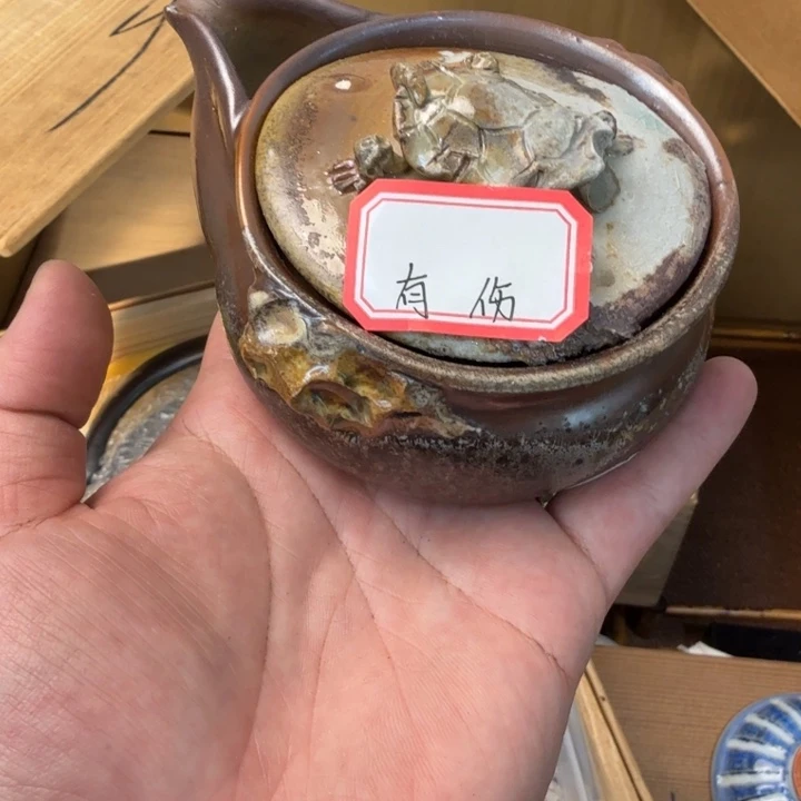 紫砂茶宠搧***膀现代工艺美术作品
