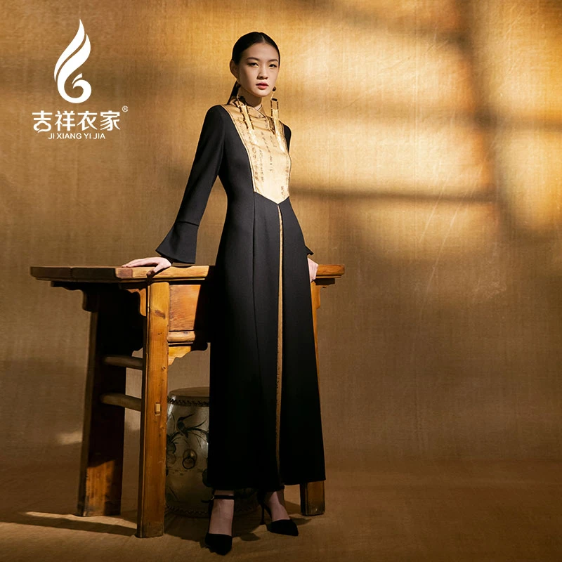 JIXIANGYIJIA/吉祥衣家天骨鹤体（连衣裙）923234658