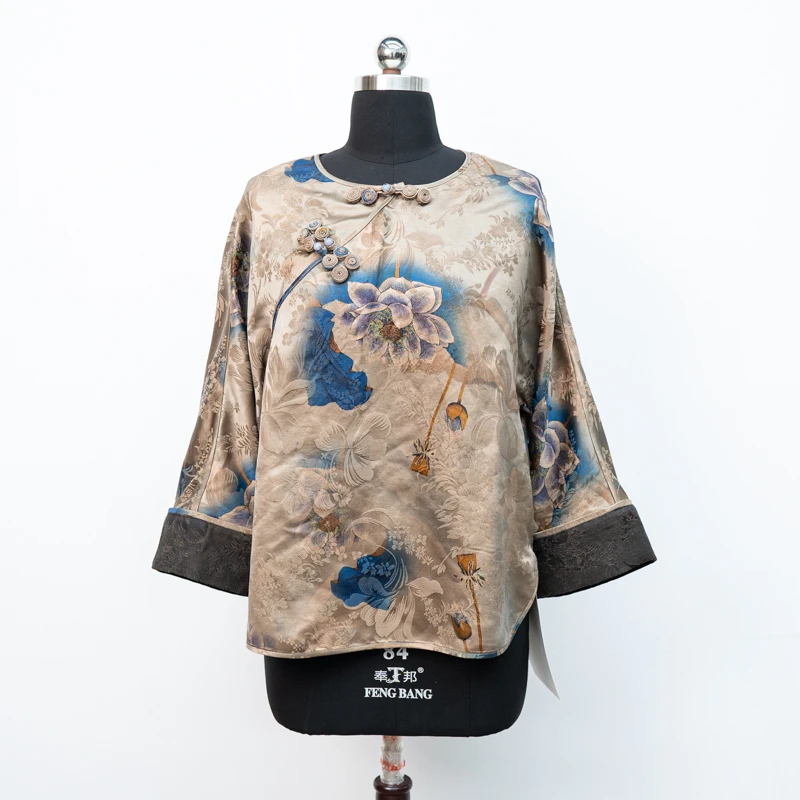 MM2025新款重缎提花国风上衣外套  23594