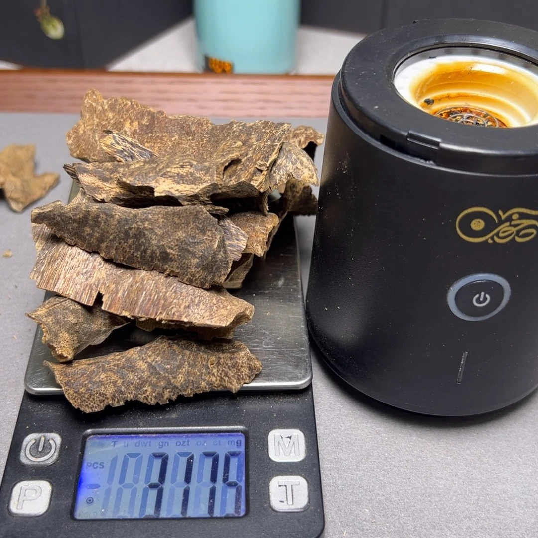 沉香碎屑沉香芽庄冷钻30克➕高温炉