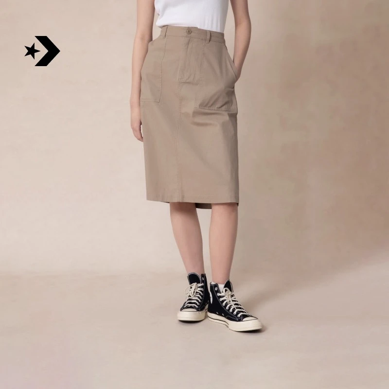 【流光风】匡威女全棉可拆卸两穿工装背带裙CONVERSE WCH677