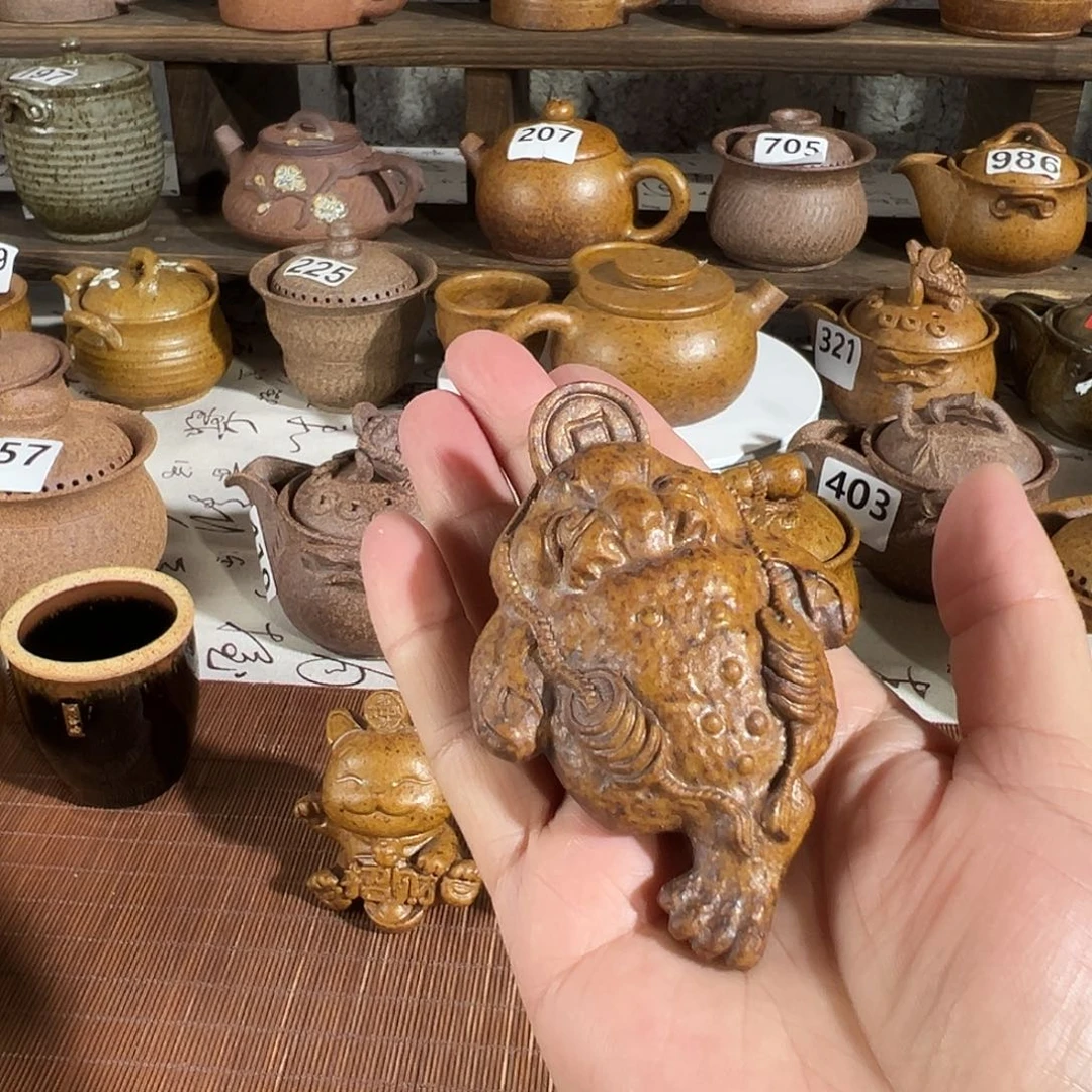 缸金蟾原谷烧高温粗瓷