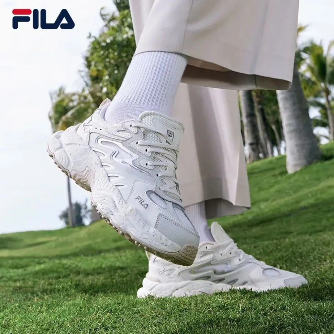 杨幂同款FILA斐乐女鞋老爹鞋运动鞋夏季蕨草鞋厚底鞋子休闲鞋
