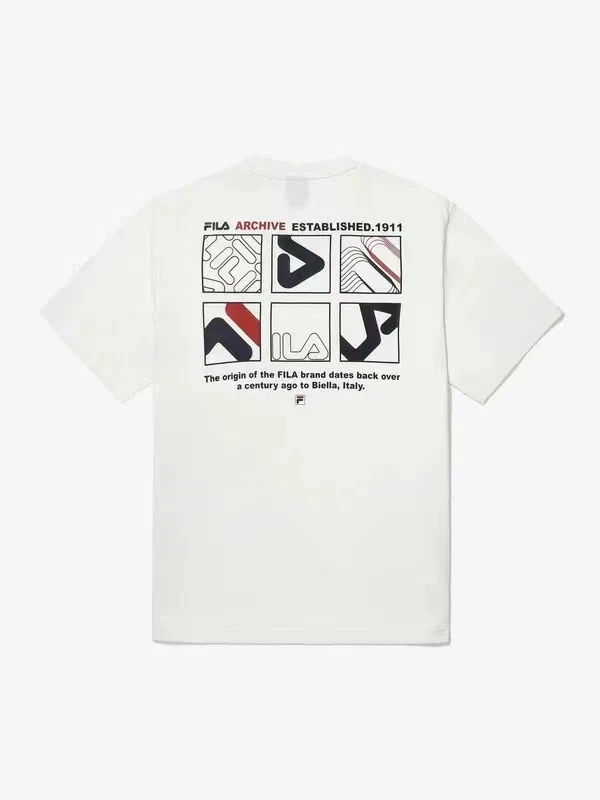 专柜轻奢F家短袖 【小胸标大背图】 时尚个性情侣款圆领 {发正标}