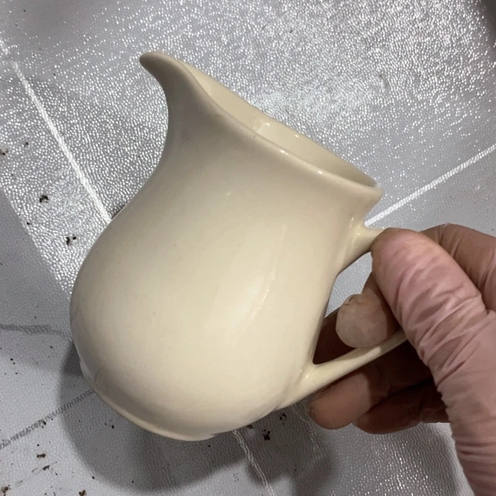 瓷片象牙瓷公道杯