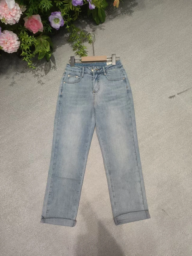 欧美佳春秋季新款高货牛仔长裤68033