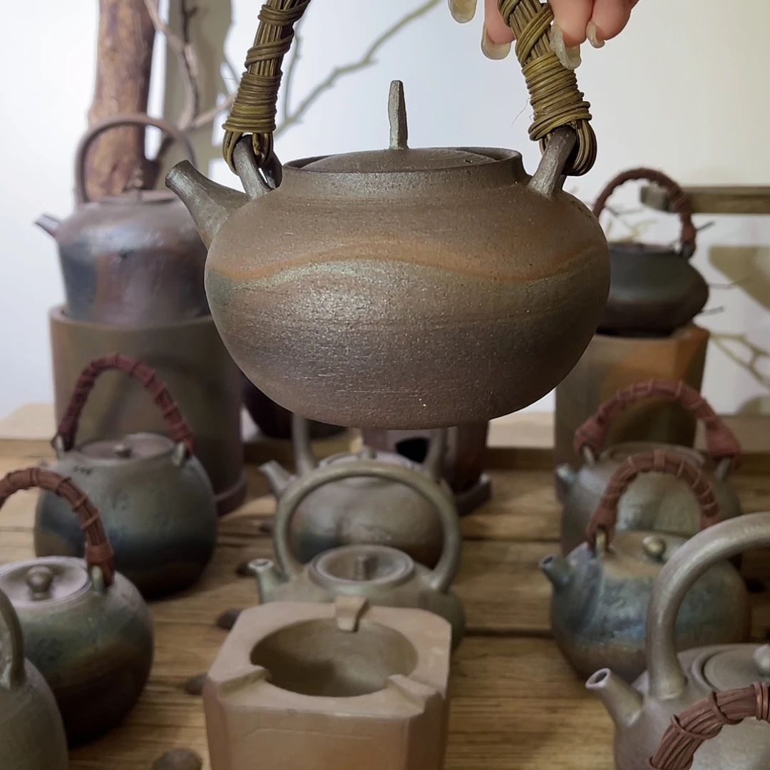 我***变600cc藤编跳盖提梁