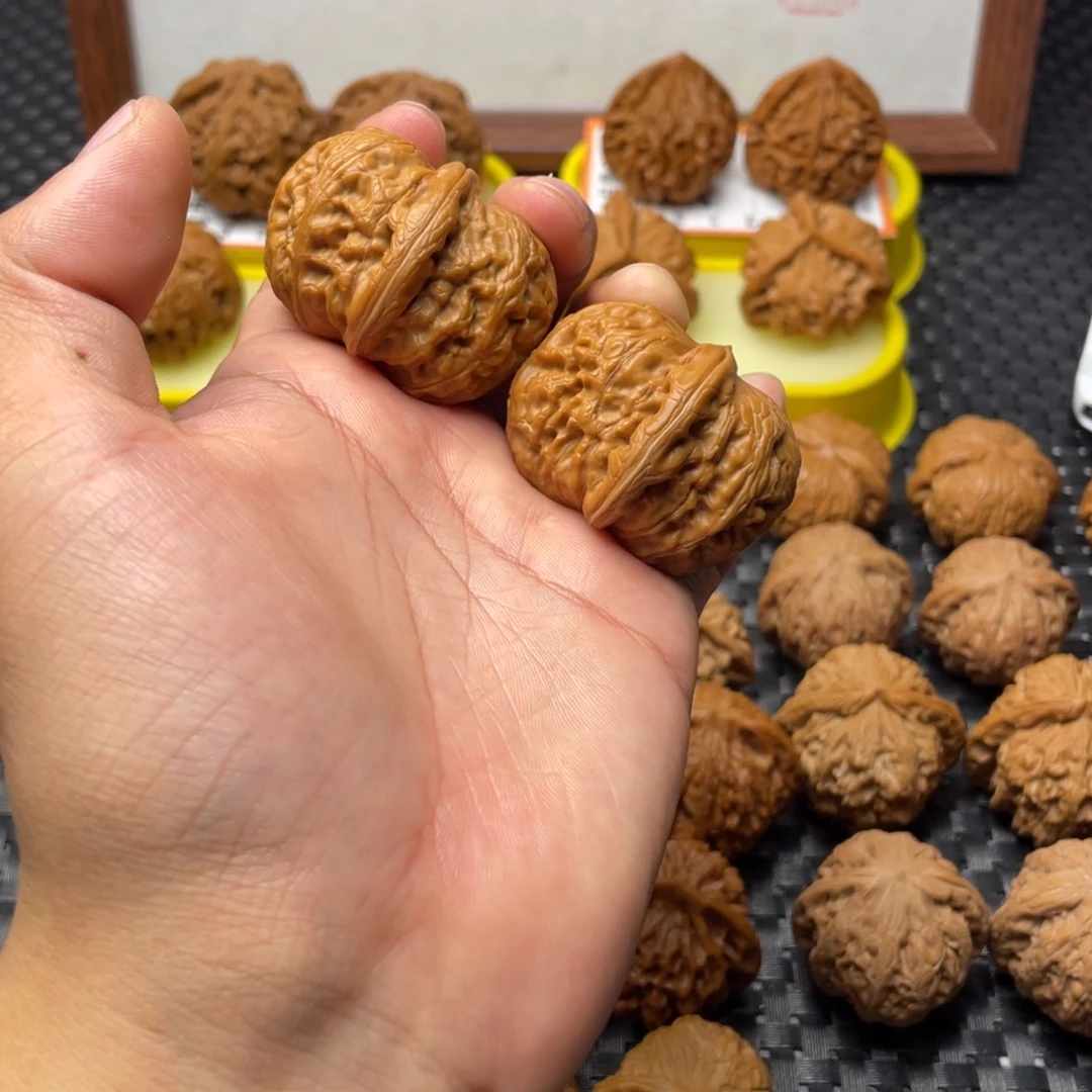 文玩核桃把件元宝43全打底