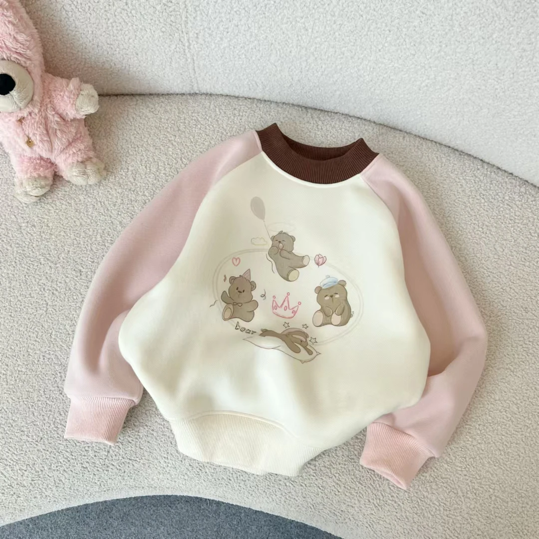 【一体绒】小BNX儿童秋冬加绒一体绒卫衣245828