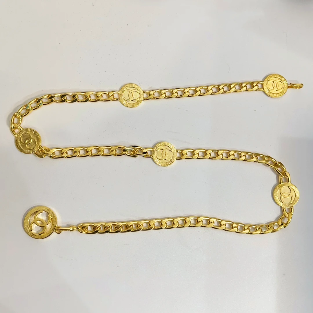 95新 Chanel/香奈儿 Chanel vintage香奈儿中古腰链（85cm）