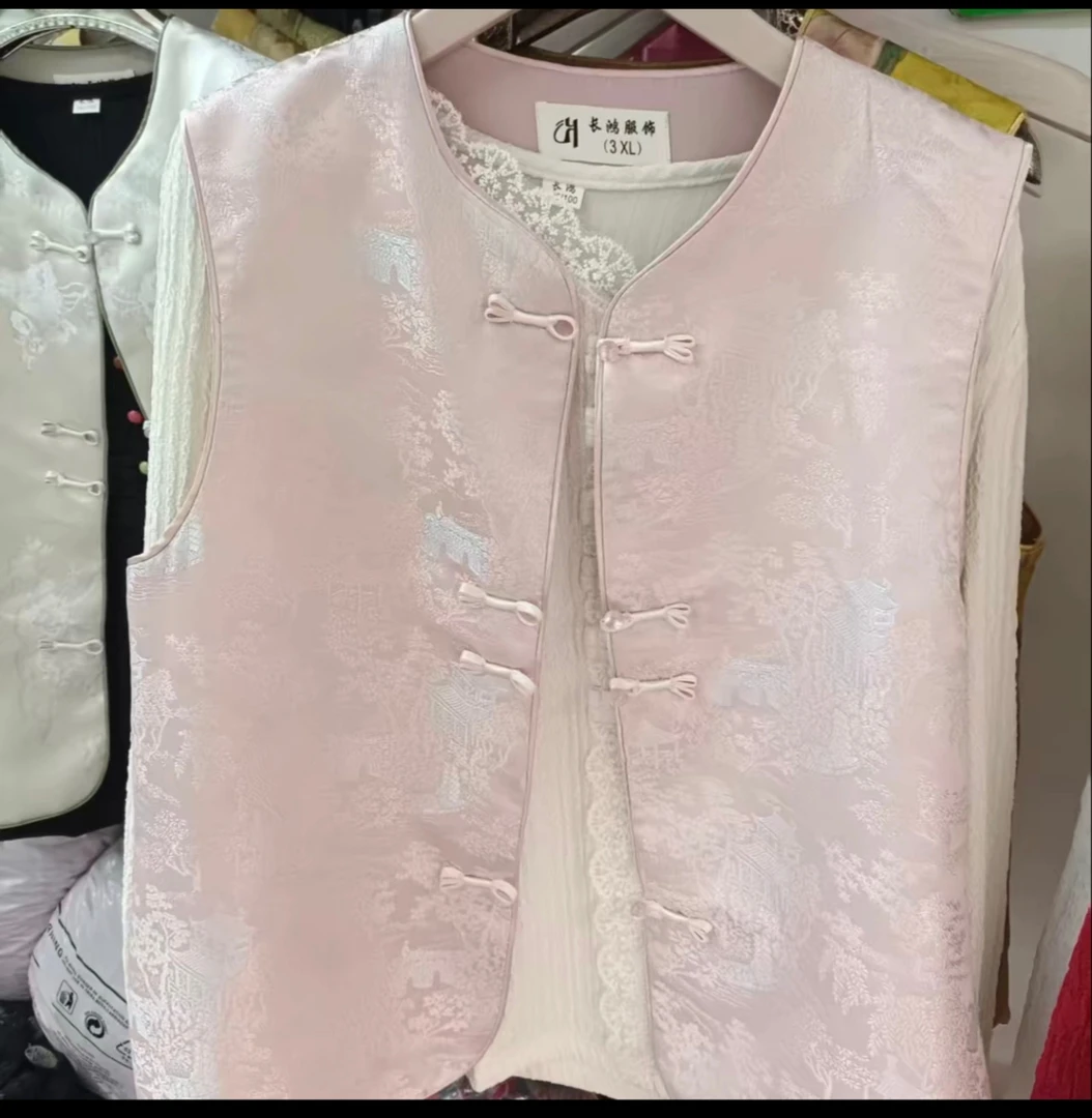 新款女士国风马甲