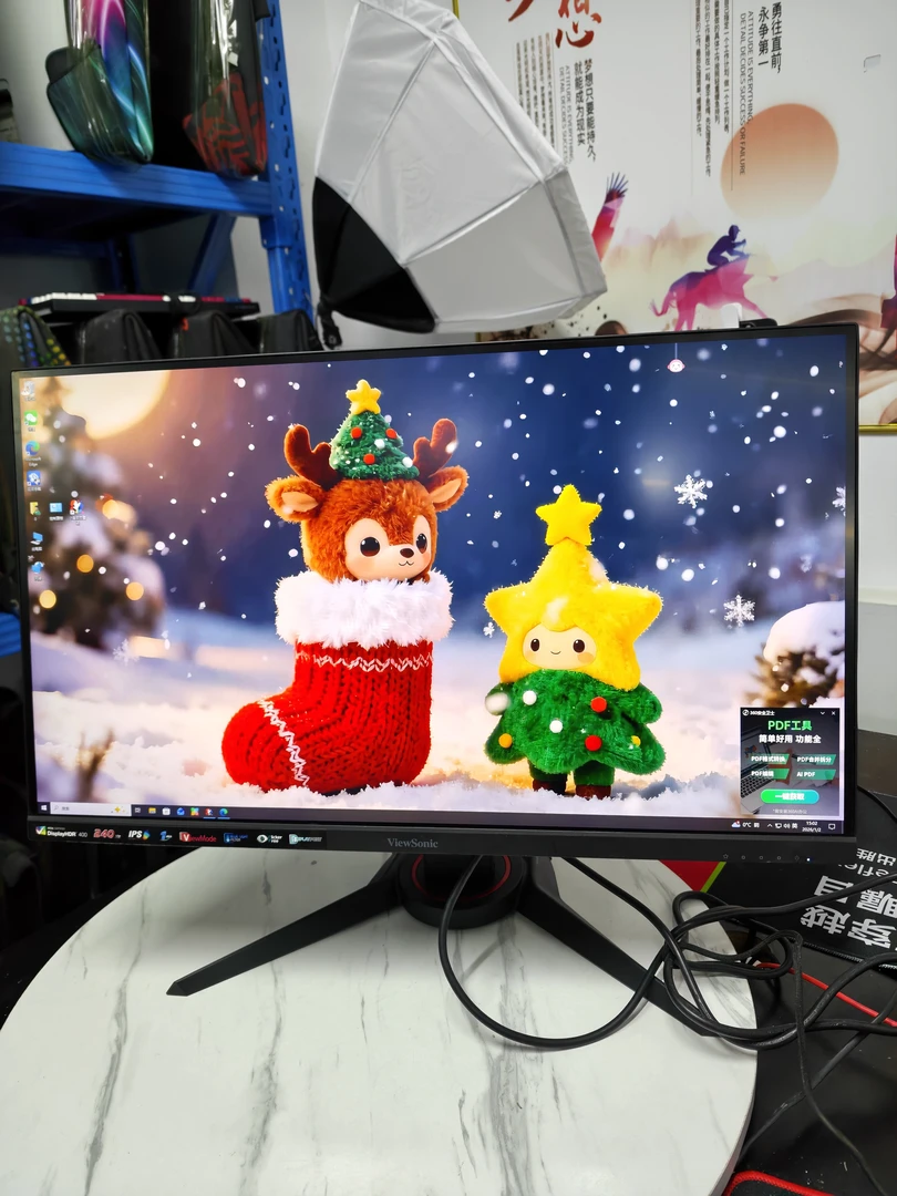 9新 ViewSonic/优派 27寸直屏2K240Hz可升降旋转二手显示器iPS屏