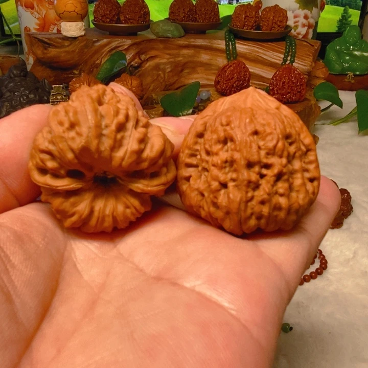 吊坠文玩核桃全品凹底