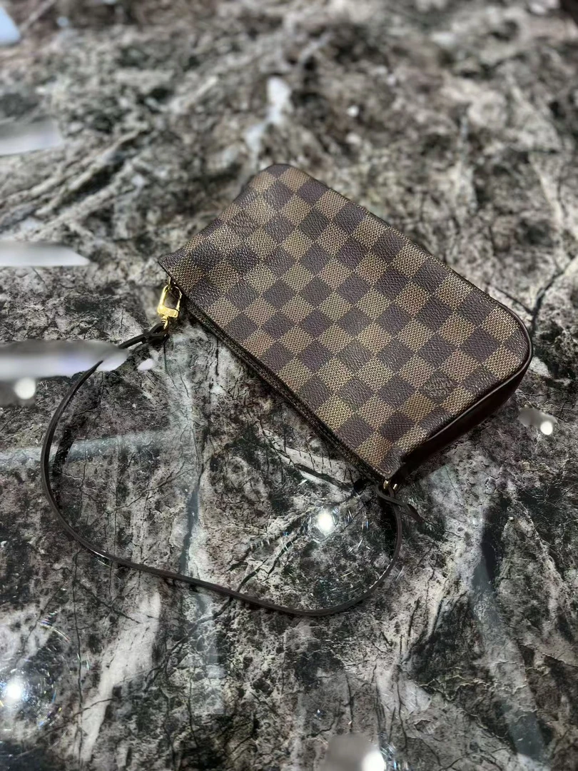 95新 LouisVuitton/路易威登 棋盘格麻将手提包A1232