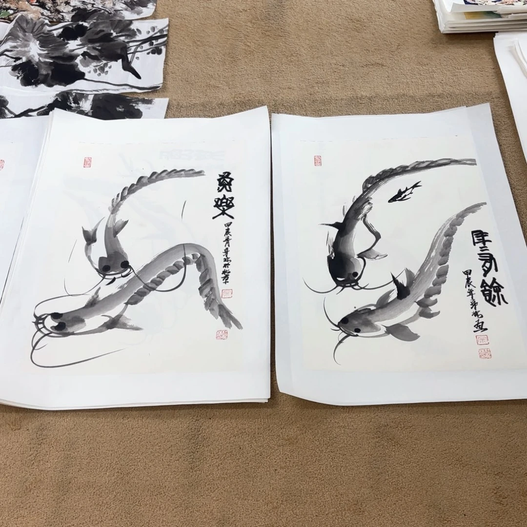 国画(****宗深林4尺3开花鸟马