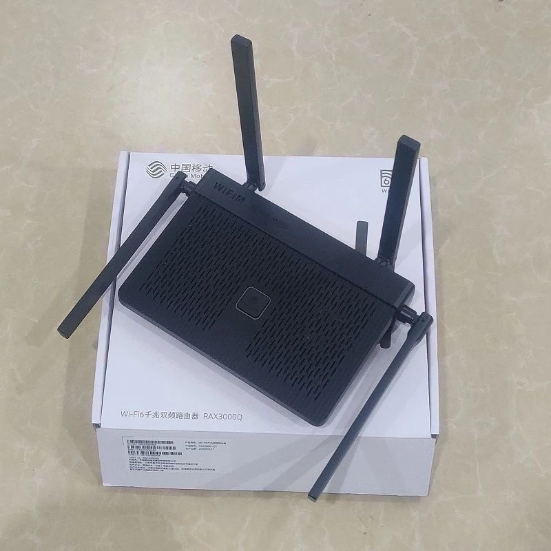 9成新中国移动3000Q千兆双频无线路由器WiFi6 3000兆家用穿墙王