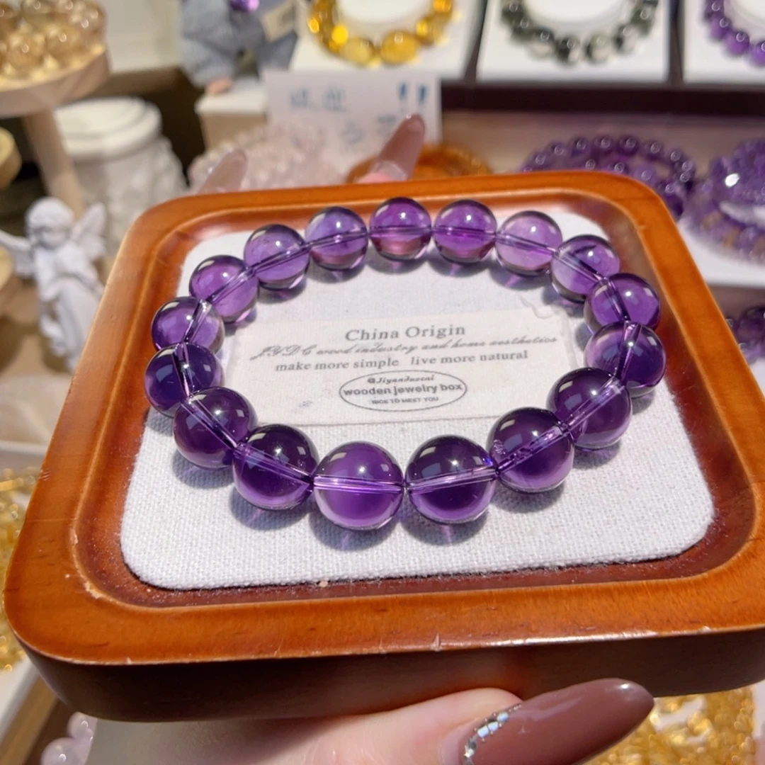 未镶嵌手链水晶巴西帝王紫水晶12