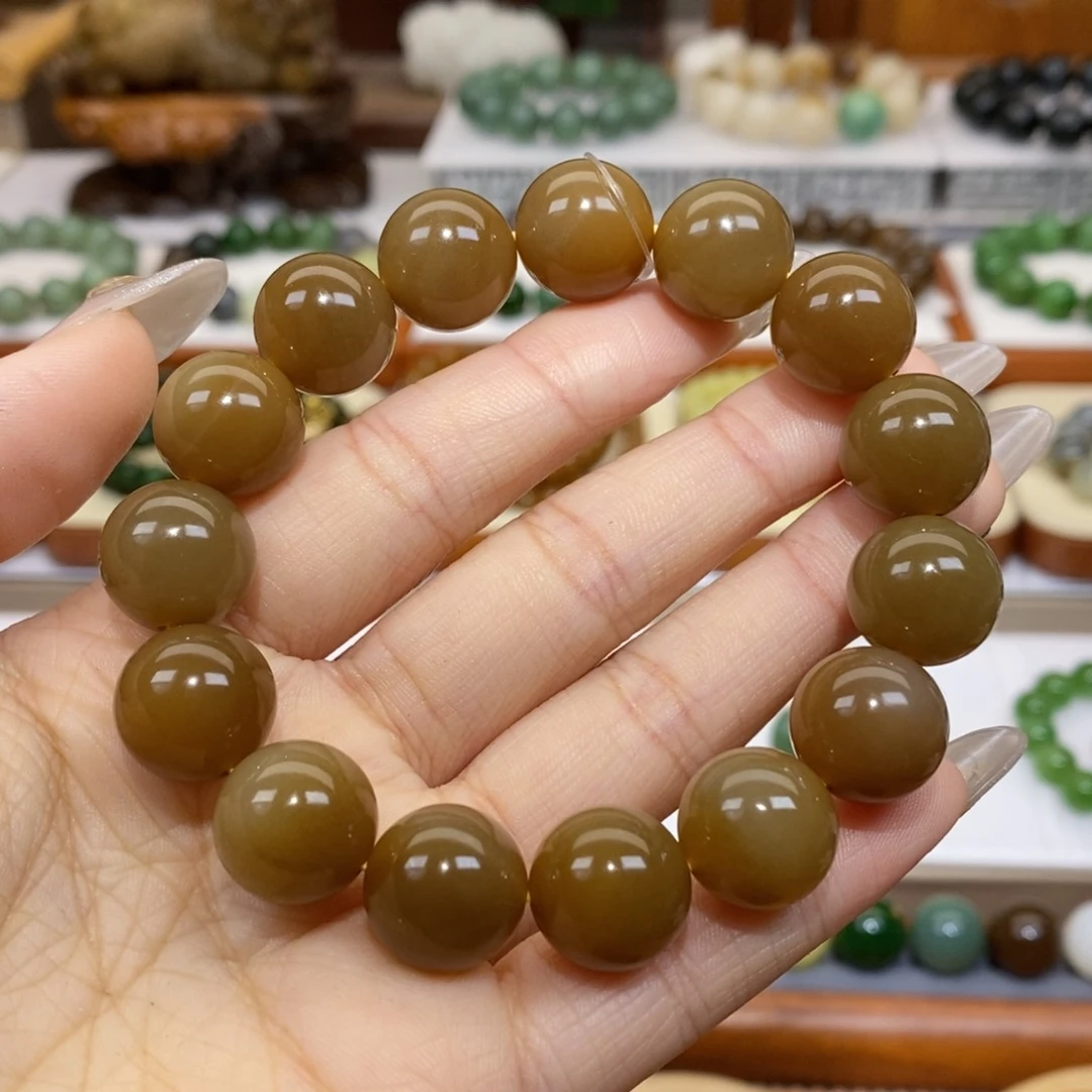 和田玉手串未镶嵌