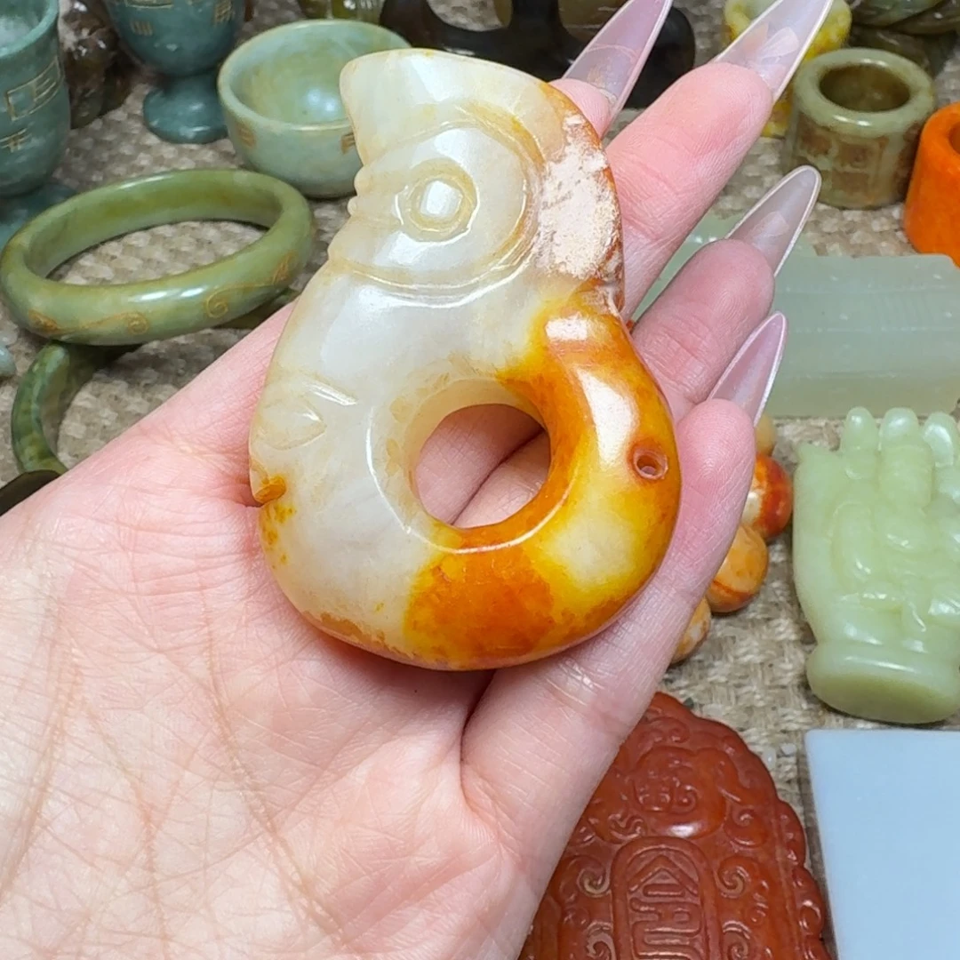 白玉菩提吊坠挂件