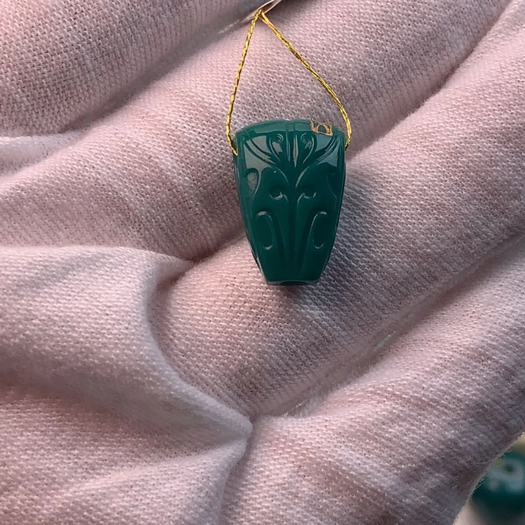 绿松石未镶嵌配饰蕊10.7*7.9*15.5