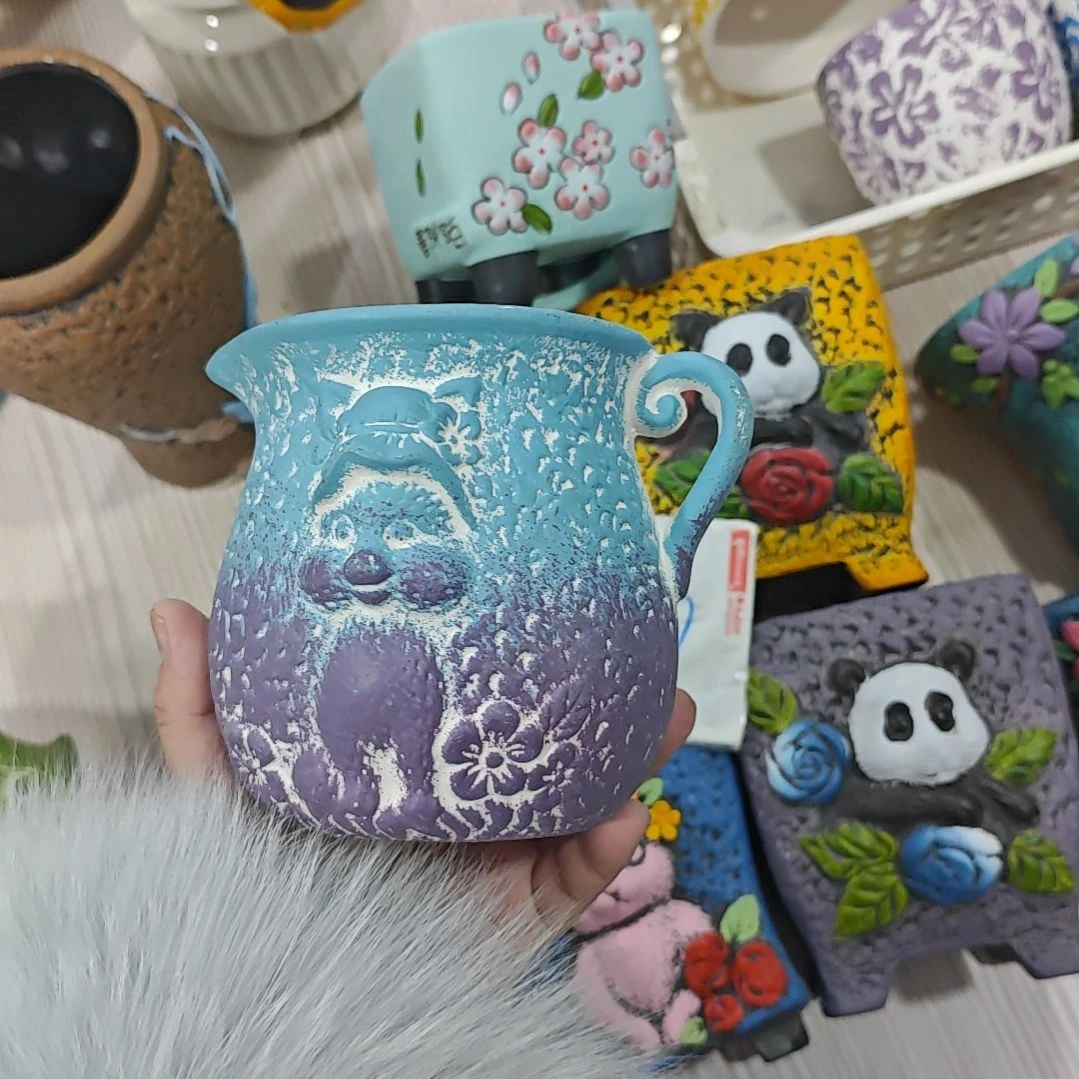 红陶吸水透气的白陶花盆凑满12发货